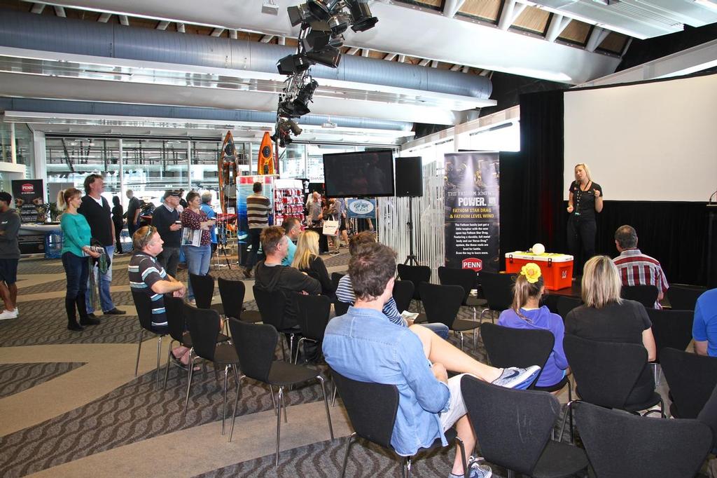 Fishing floor - Auckland On the Water Boat Show - 2015 © Richard Gladwell www.photosport.co.nz